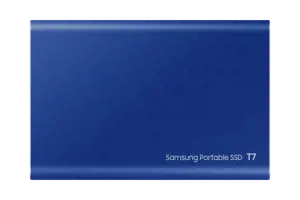 "Samsung" nešiojamasis SSD T7, 1000 GB, C tipo USB, 3.2 Gen 2 (3.1 Gen 2), 1050 MB/s, apsauga nuo slaptažodžio, mėlynas