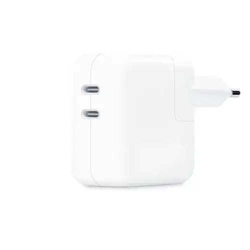 Apple 35W AC Maitinimo adapteris Dual USB-C, Balta