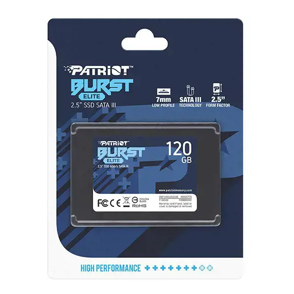 SSD diskas PATRIOT MEMORY Burst Elite 120 GB, 2.5", Serial ATA III