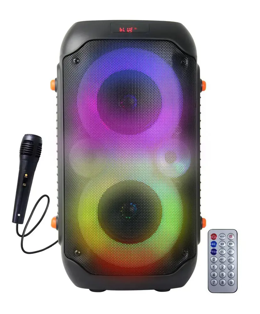 Esperanza EP156 BT FM LED RGB KARAOKE Speaker Black 20W