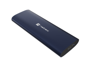 NATEC RHINO M.2 NVME LITE EXTERNAL SSD ENCLOSURE USB-C 3.2 GEN 2 STEEL NAVY