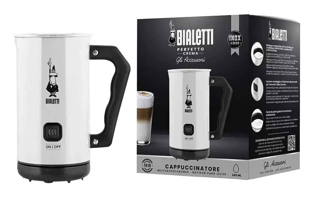 "Bialetti" pieno plakiklis MKF02 bianco elektrinis pieno plakiklis