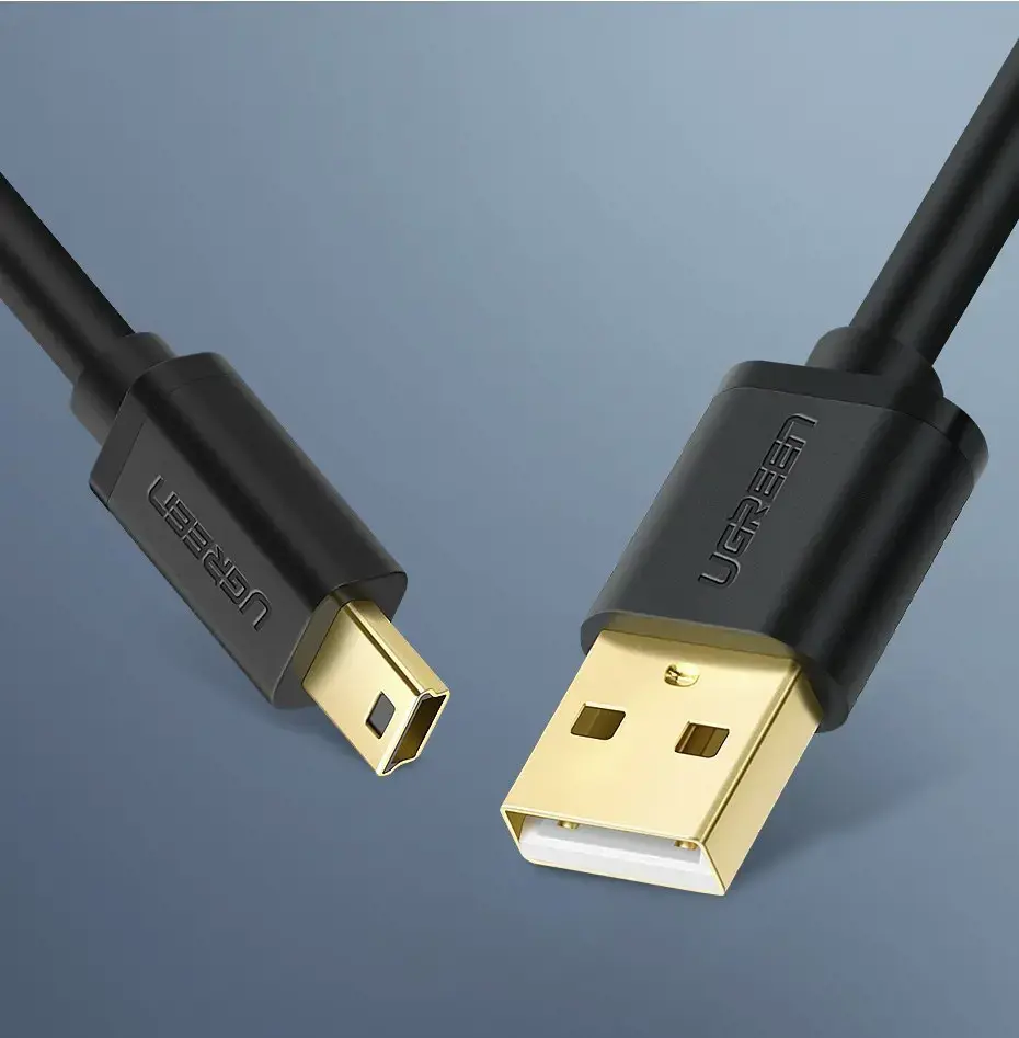 Ugreen USB - mini USB cable 480 Mbps 3 m black (US132 10386)