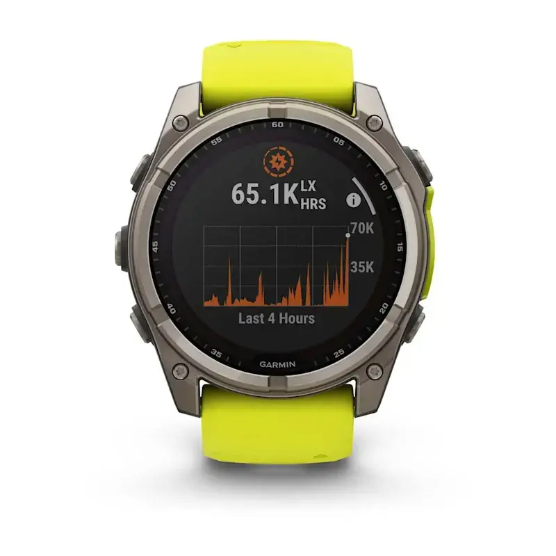 SMARTWATCH FENIX 8 SAPP. SOLAR/YELLOW 010-02907-21 GARMIN