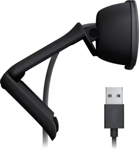"Logitech Brio 100", 2 MP, 1920 x 1080 taškų, "Full HD", 30 kadrų per sekundę, 1280x720@30fps, 1920x1080@30fps, 720p, 1080p