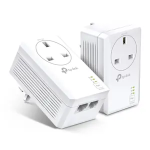 TP-Link TL-PA7027P KIT, 1000 Mbps, IEEE 1901, IEEE 802.3, IEEE 802.3u, G tipo, Gigabit Ethernet, 10…