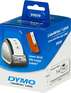 DYMO LabelWriter baltos, 59x190 mm, 1 pakuotė (110 vnt.) S0722480