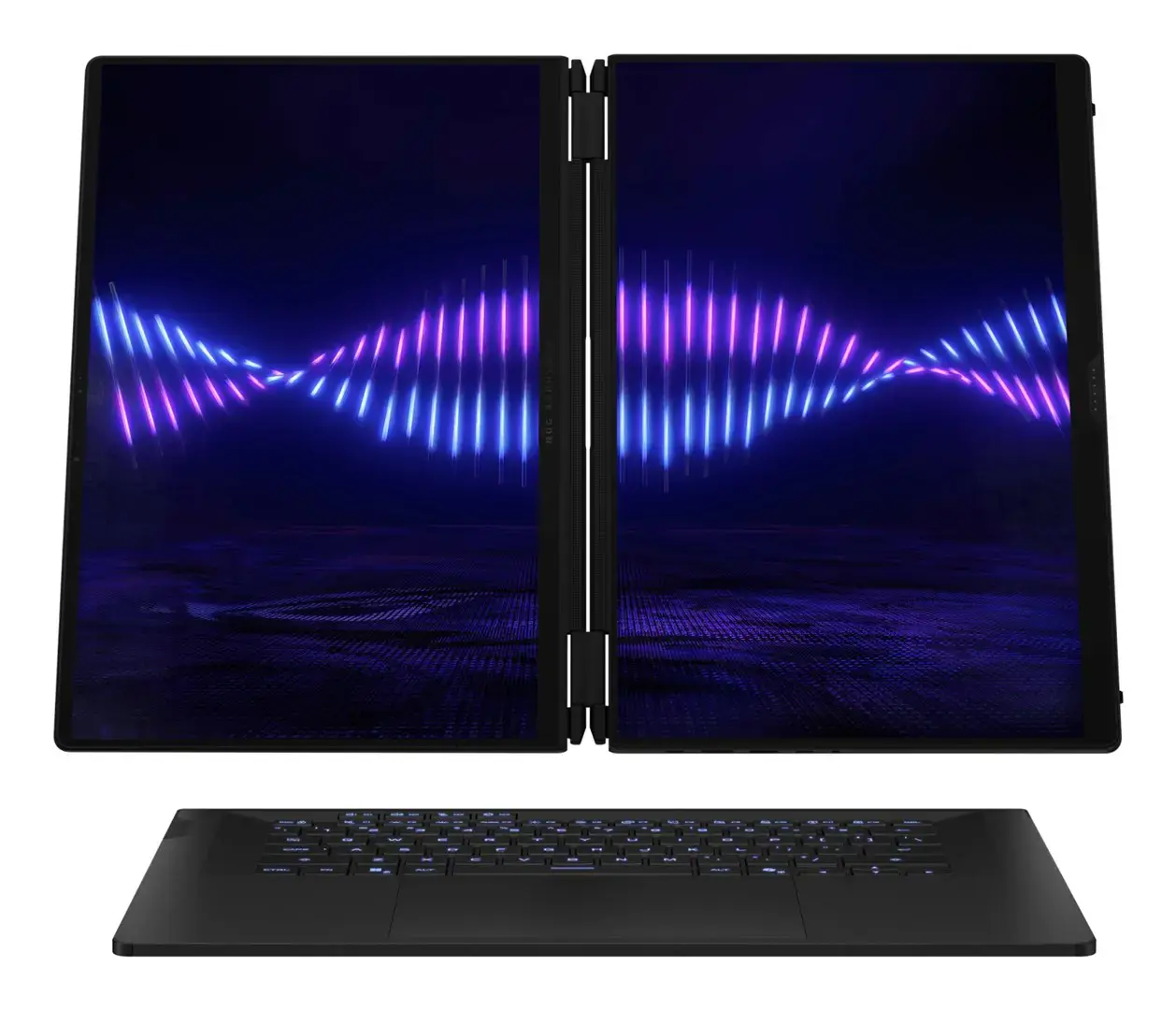 ASUS ROG Zephyrus Duo 16 GX651AX-U9322X Ultra 9 386H 2x16.0"3K Touch OLED 120Hz 1100nits AG 32GB LPDDR5X SSD2TB GeForce RTX 5090 24GB Cam1080p + IR 90WHrs W11Pro Aluminum Stellar Grey