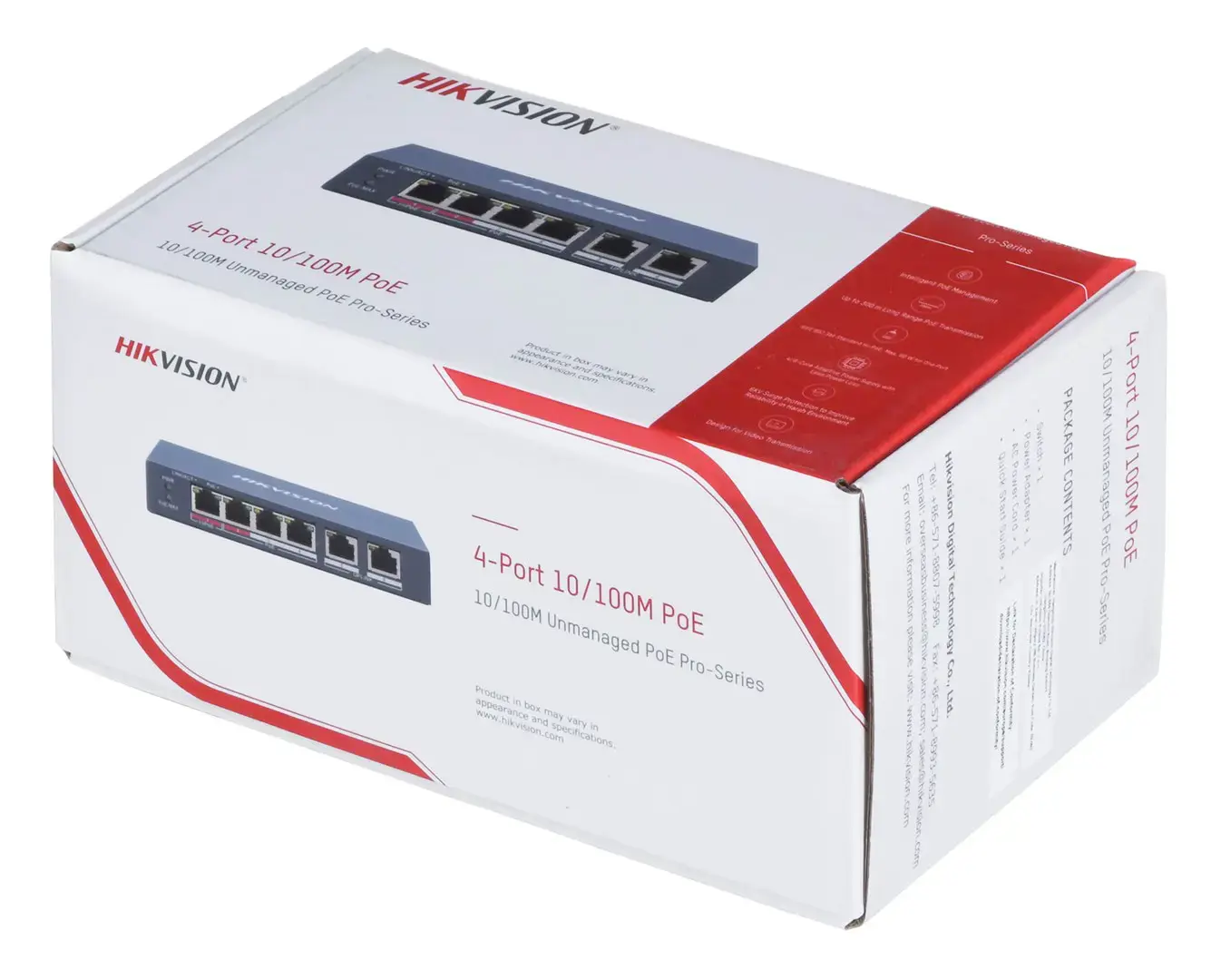 "Hikvision" DS-3E0106HP Nevaldomas, stalinis kompiuteris, 10/100 Mbps (RJ-45) prievadų kiekis 6