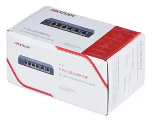 "Hikvision" DS-3E0106HP Nevaldomas, stalinis kompiuteris, 10/100 Mbps (RJ-45) prievadų kiekis 6