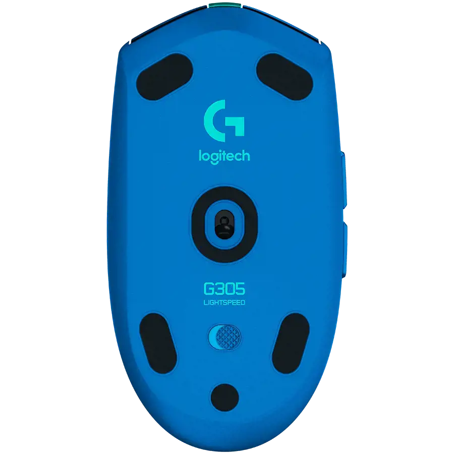 LOGITECH G305 LightSpeed belaidė žaidimų pelė - MĖLYNA - EER2