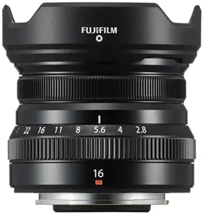 FUJIFILM FUJINON XF 16mm F2.8 R WR(Juodas)
