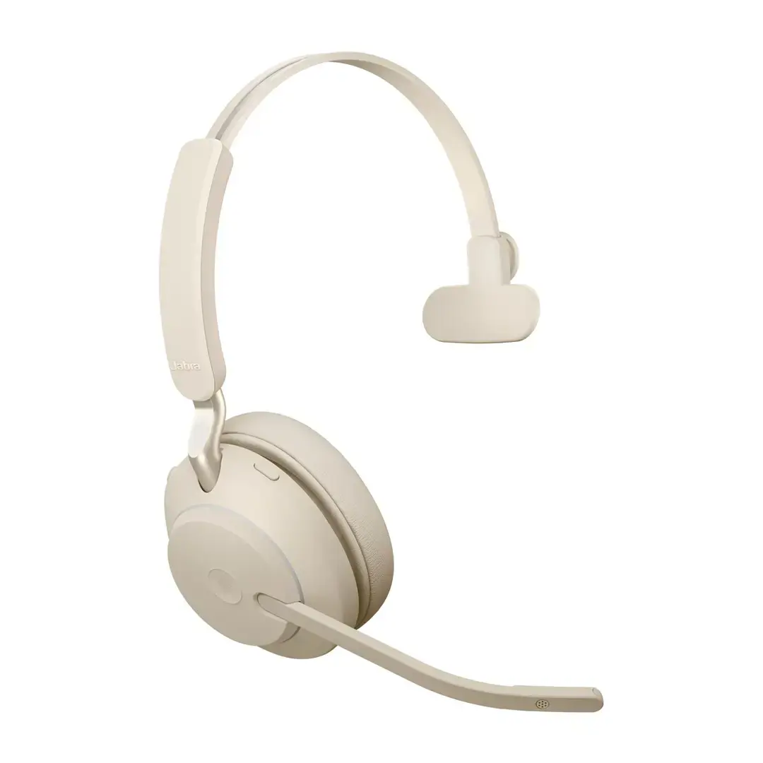JABRA Evolve2 65 Link380a MS Mono Stand Beige