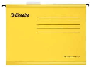 Kartotekinis vokas Esselte Eco, A4, geltonas