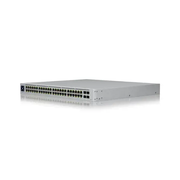 UBIQUITI USW-PRO-48-POE Ubiquiti USW-Pro-48-POE 48 prievadų + 4xSFP+ Gigabit PoE++ 600W UniFi komutatorius