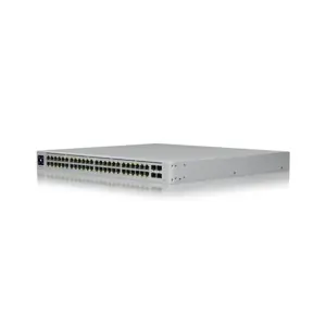 UBIQUITI USW-PRO-48-POE Ubiquiti USW-Pro-48-POE 48 prievadų + 4xSFP+ Gigabit PoE++ 600W UniFi komut…