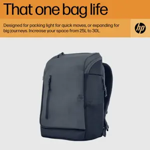 HP Travel 25 litrų 15,6 Iron Grey nešiojamojo kompiuterio kuprinė, 39,6 cm (15,6"), poliesteris