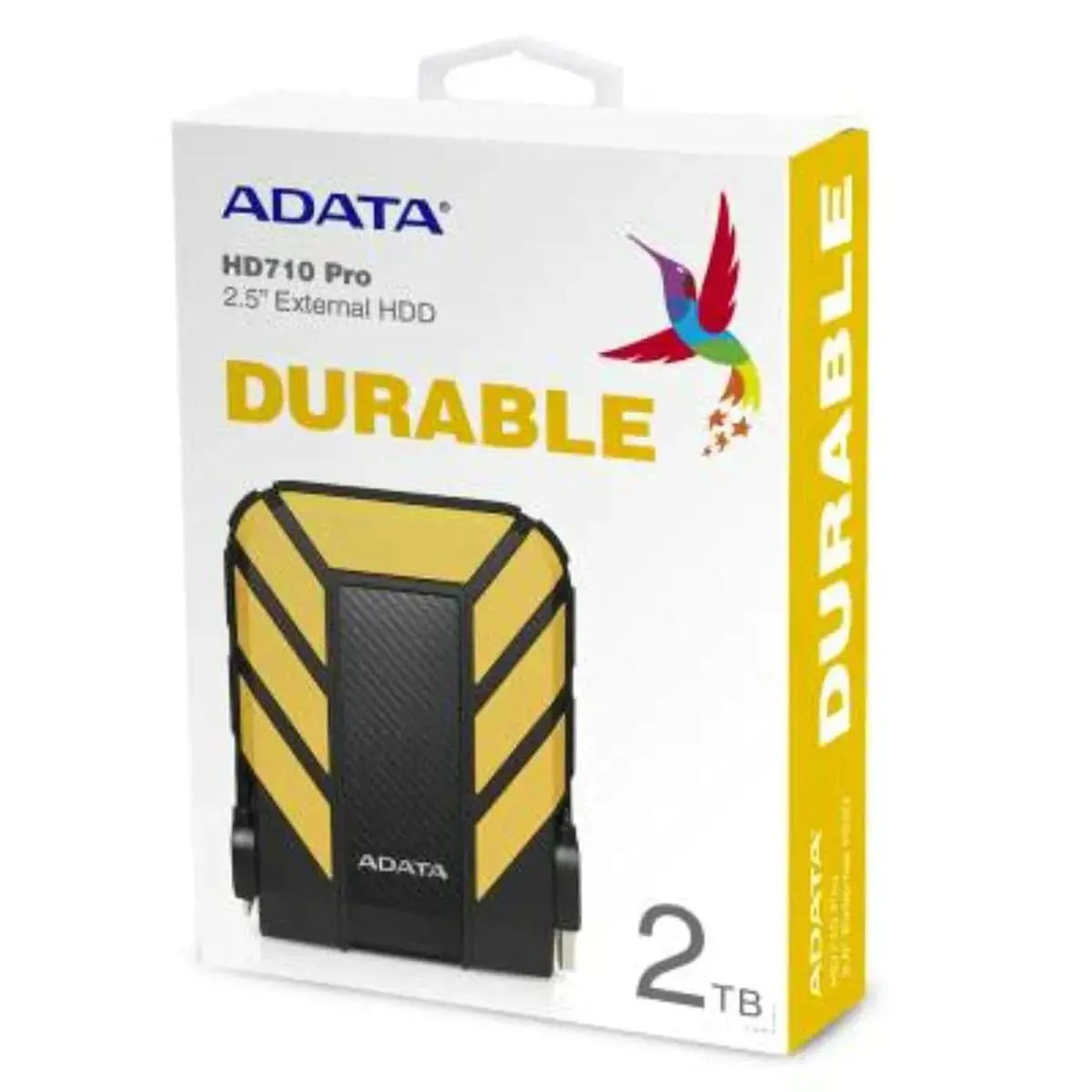 ADATA HD710 PRO išorinis kietasis diskas (2 TB; 2,5"; USB 3.2; geltonas)