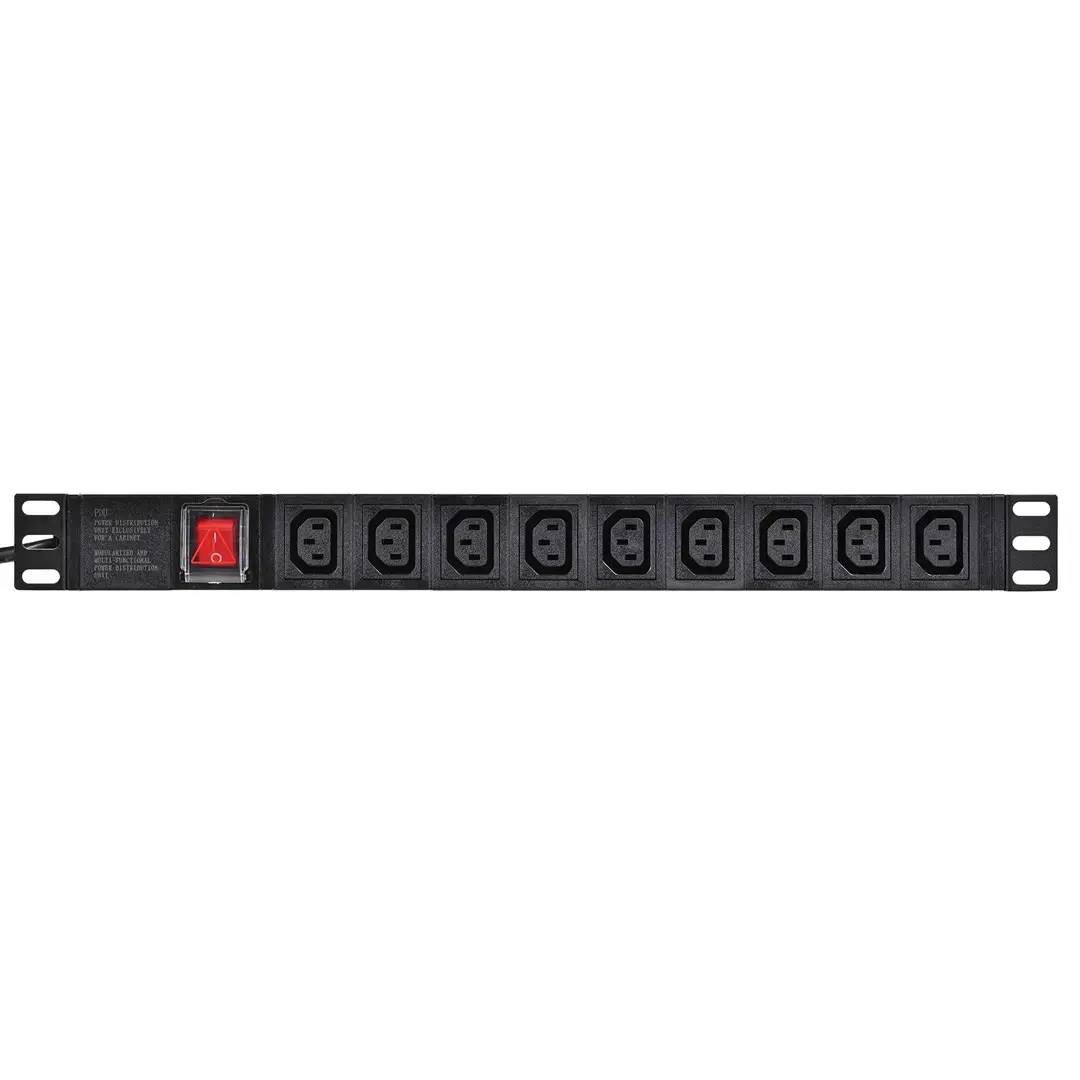 Alantec PZ010 power extension 1.8 m 9 AC outlet(s) Indoor Black