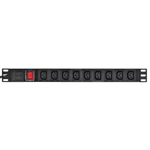 Alantec PZ010 power extension 1.8 m 9 AC outlet(s) Indoor Black
