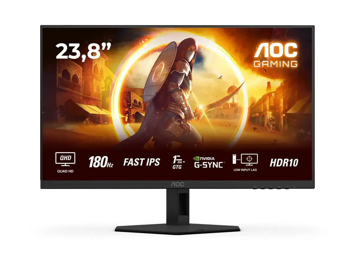 AOC G4 Q24G4RE computer monitor 60.5 cm (23.8") 2560 x 1440 pixels Quad HD LED Black, Red
