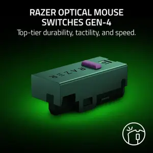Razer DeathAdder V4 Pro Belaidė žaidimų pelė RF Wireless + USB-A, 45000 DPI, Juoda
