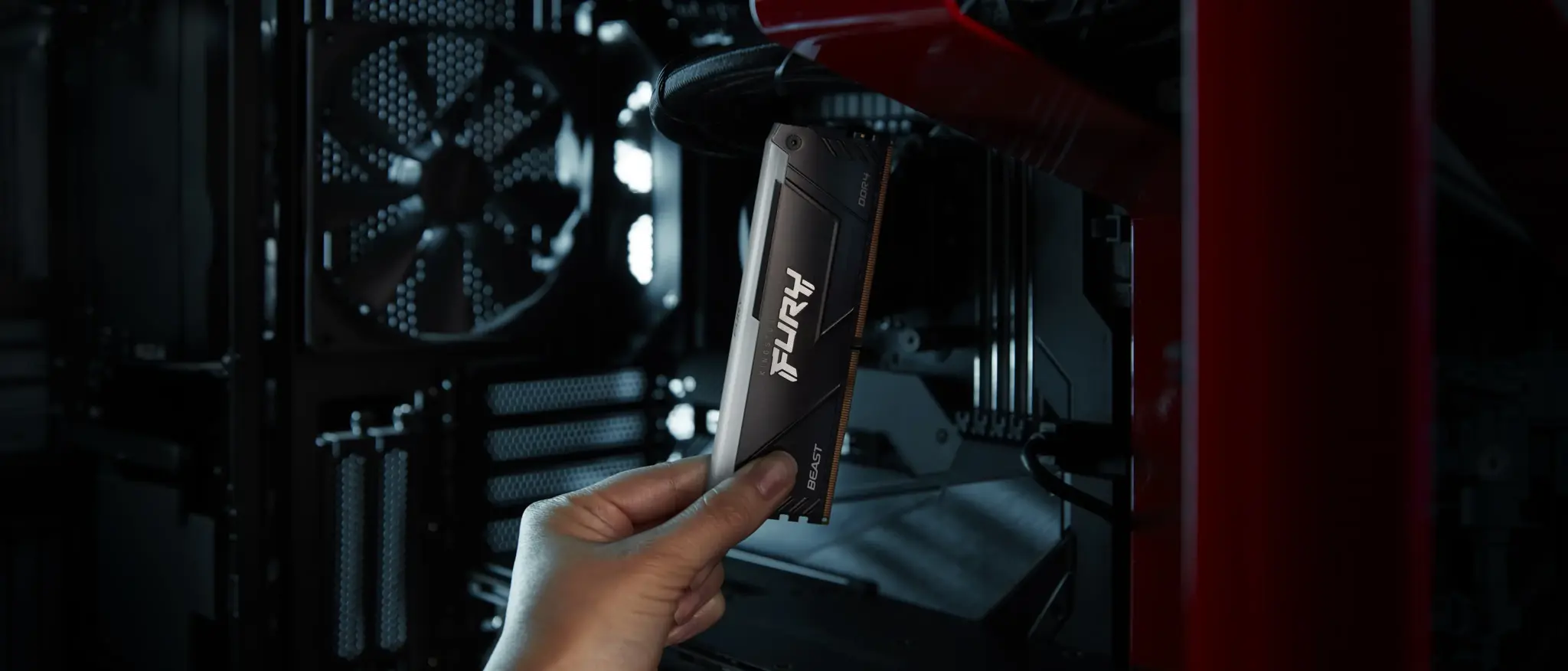 Kingston Technology FURY 8GB 3600MT/s DDR4 CL17 DIMM Beast RGB, 8 GB, 1 x 8 GB, DDR4, 288-pin DIMM