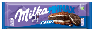 Šokoladas MILKA Oreo, pieniškas, 300 g