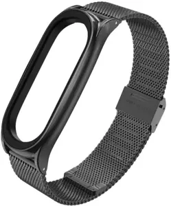 "Tech-Protect" laikrodžio dirželis MilaneseBand Xiaomi Mi Band 7, juodas