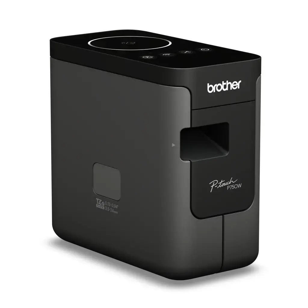 Brother PT-P750W, HSE/TZe, 180 x 180 DPI, 30 mm/s, laidinis ir belaidis, integruotas akumuliatorius, ličio jonų (Li-Ion)