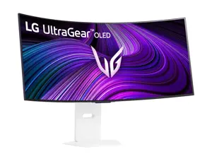 Monitor LG 39GX90SA-W 39" Gaming/Curved/21 : 9 Swivel Height adjustable Tilt Matte Panel OLED 3440x1440 21:9 240Hz 0.03 ms Speakers Colour White 39GX90SA-W