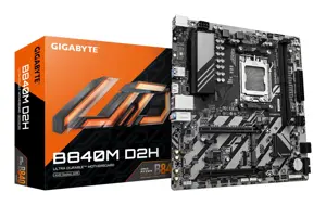 Mainboard GIGABYTE AMD B840 Socket AM5 micro ATX RAM DDR5-SDRAM 2xSlots 2xNumber of M.2 (M) slots B…