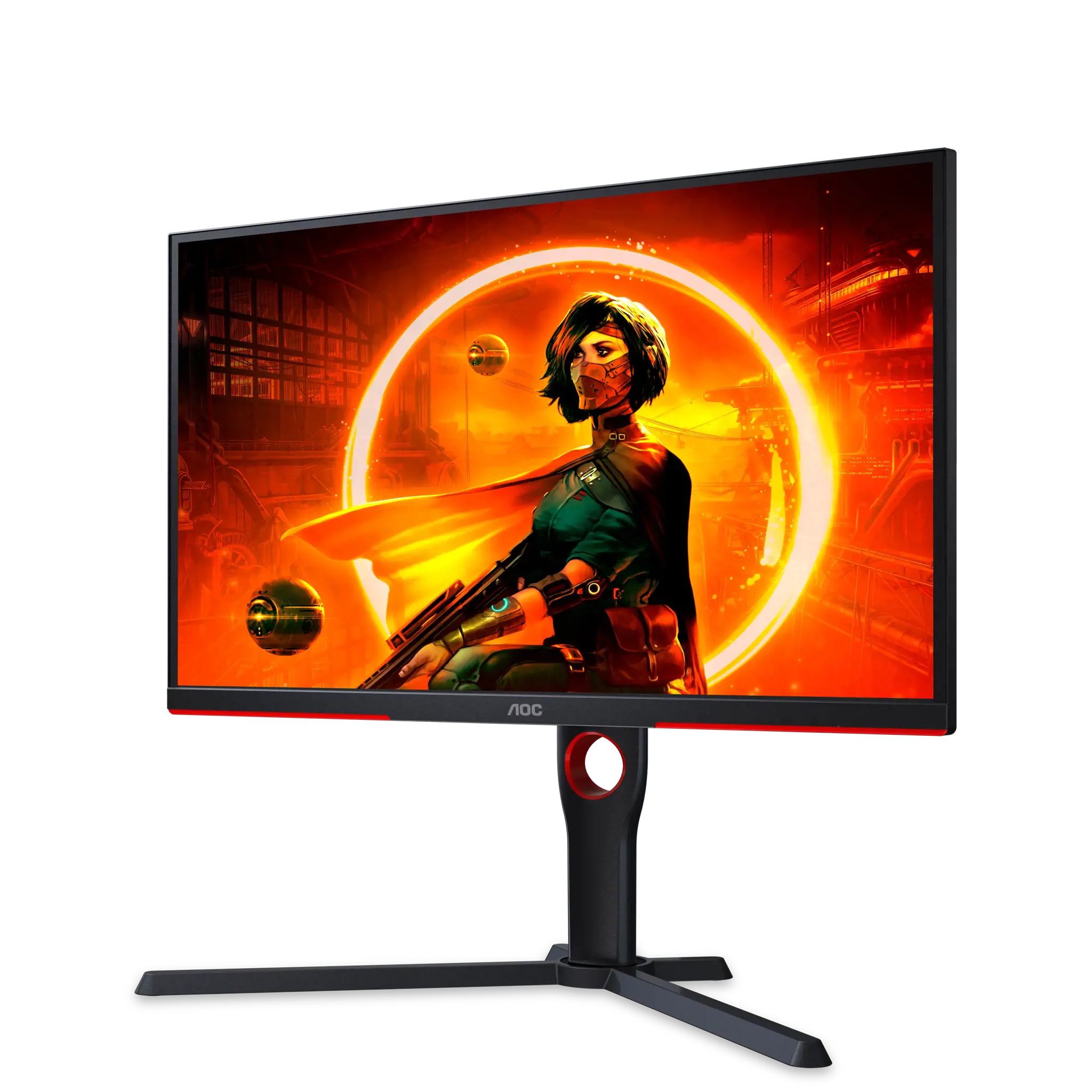 Monitorius AOC 24.5inch 1920x1080 VA Flat HAS DP 2xHDMI Brightness 300cd/m2 AOC Gaming