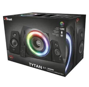 "Trust GXT 629 Tytan", 2.1 kanalų, 60 W, universalus, juodas, 120 W, belaidis
