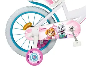VAIKIŠKAS DVIRATIS 16 colių TOIMSA TOI1681 PAW PATROL WHITE