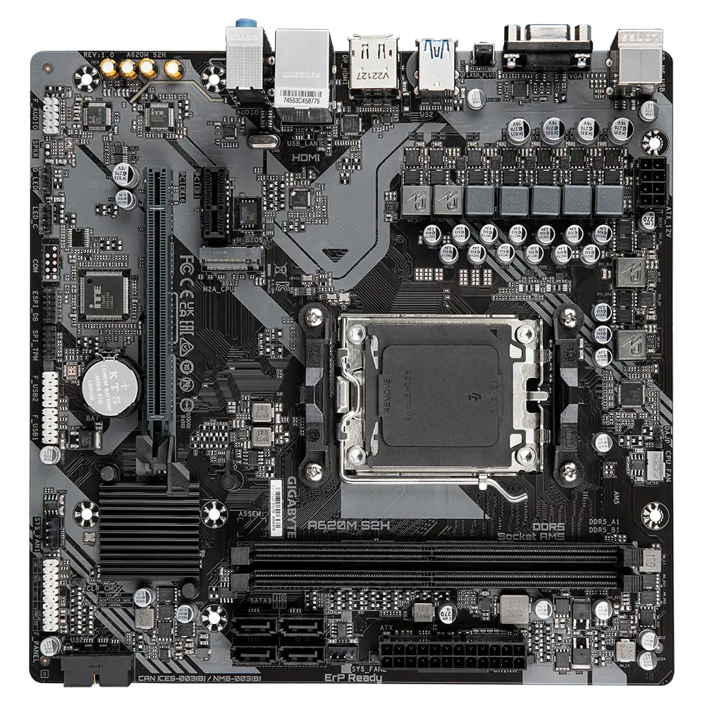 GIGABYTE A620M S2H 1xDP 1xHDMI