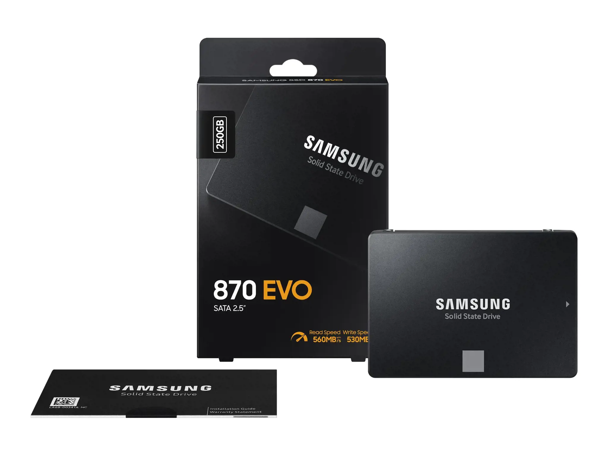 SSD diskas Samsung 870 EVO 250 GB, 2.5", Serial ATA III