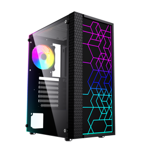 GEMBIRD kompiuterio korpusas Fornax 2500 ATX - ARGB apšvietimas juodas
