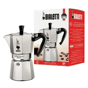 "Bialetti Moka Express" Moka puodas 0,775 l, aliuminis, juodas
