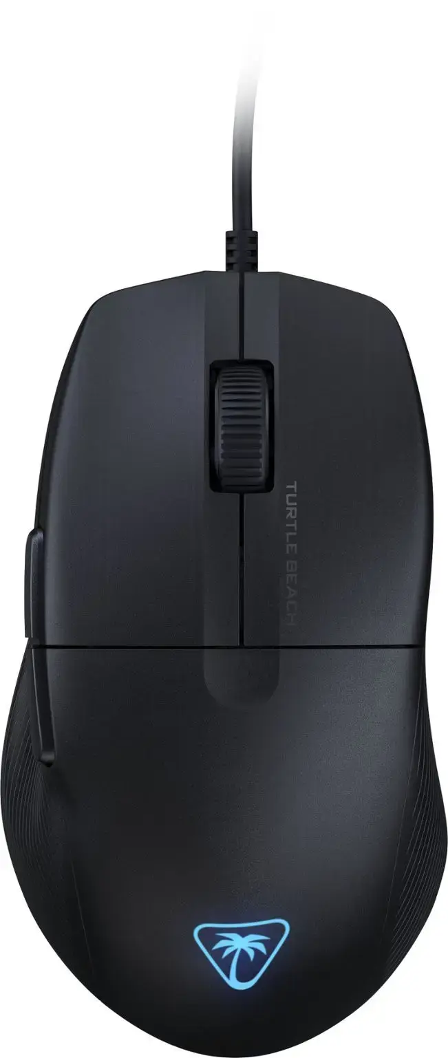 Turtle Beach Pure SEL - Ultra-Light Ergonomic RGB Gaming Mouse, 8K DPI Optical Sensor, Mechanical Switches, Pretension System, Pure PTFE glides, RGB Illumination Black, Right-hand, Optical, USB Type-A, 8000 DPI, Black