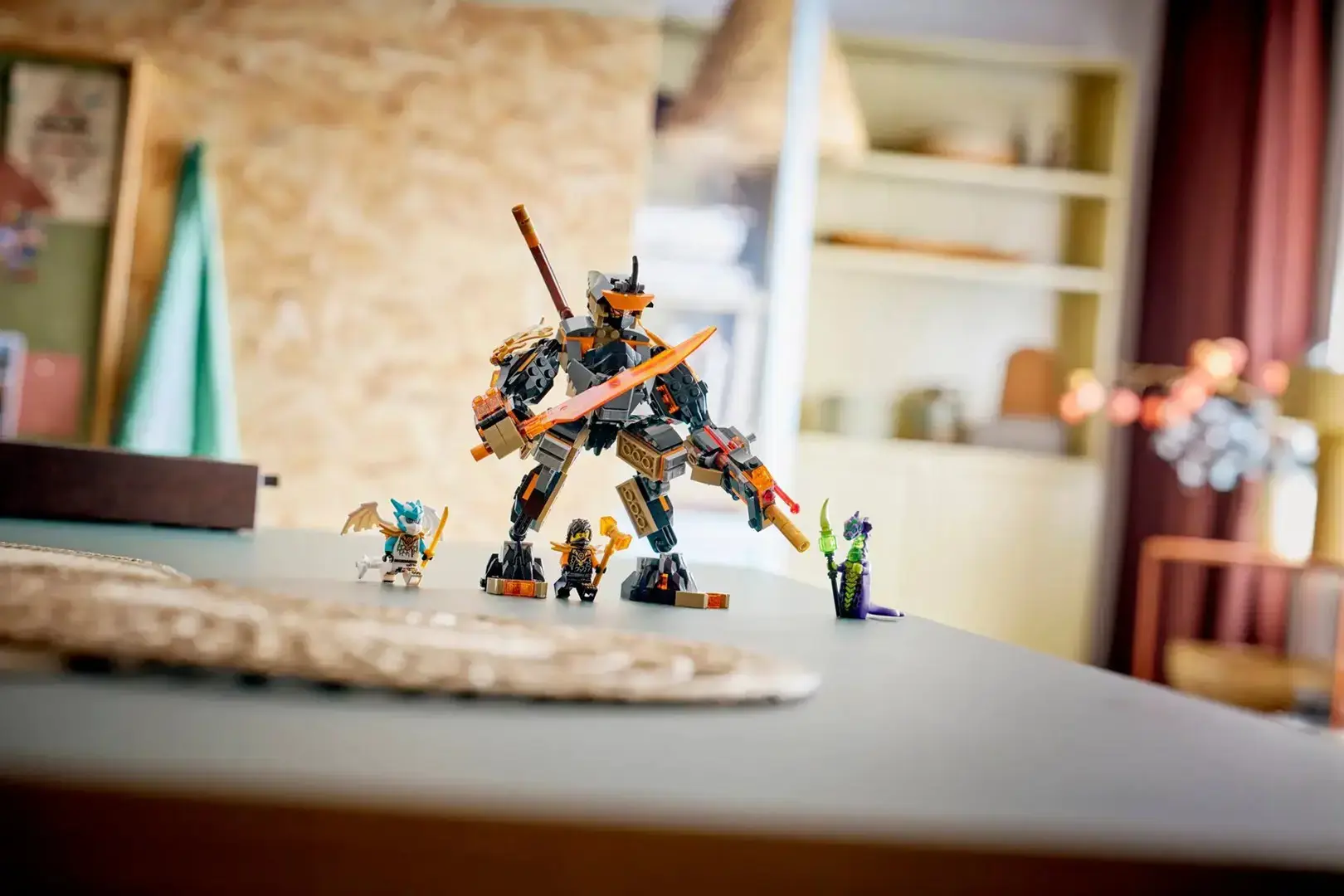 LEGO NINJAGO 71854 Cole's Mission Mech and Dragon Zane