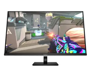 HP OMEN Transcend 32 White Backlit Gaming Charging Monitor - 31.5" 3840 x 2160 4K UHD 240Hz 250-nit AG, QD-OLED, USB-C(140W/15W)/2x HDMI/DisplayPort/Audio Jack, USB-C, 3x USB-A, KVM switch, speakers, height adjustable/tilt/pivot, 1 years
