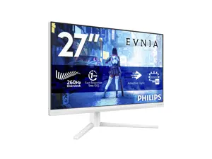 Philips 27M2N5201P/00 | 27 " | Fast IPS | FHD | 16:9 | 260 Hz | 1 ms | 1920 x 1080 pixels | 300 cd/m² | HDMI ports quantity 2 | White