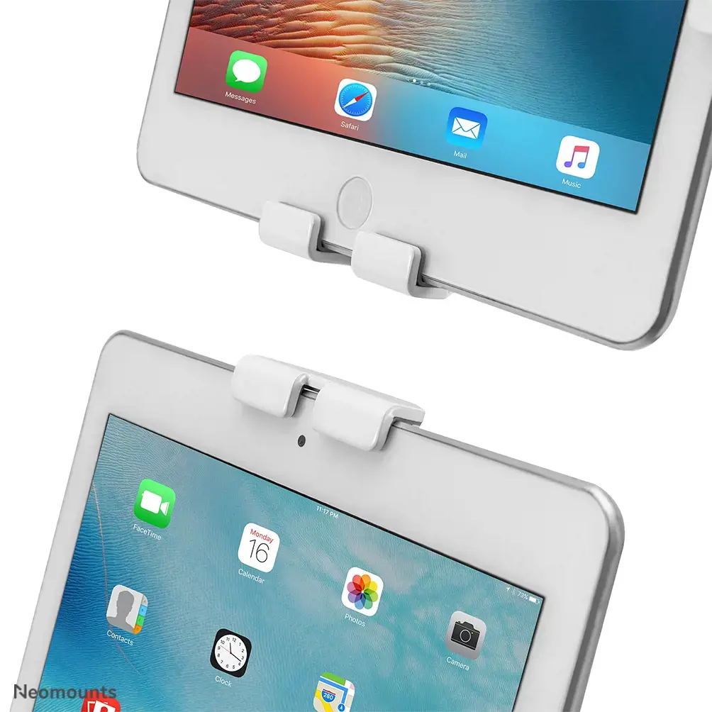 "Neomounts by Newstar" planšetinių kompiuterių grindų stovas, Planšetinis kompiuteris/UMPC, Pasyvus laikiklis, Vidinis, Baltas