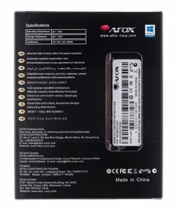 SSD diskas AFOX ME300-512GN 512 GB, M.2, PCI Express 4.0