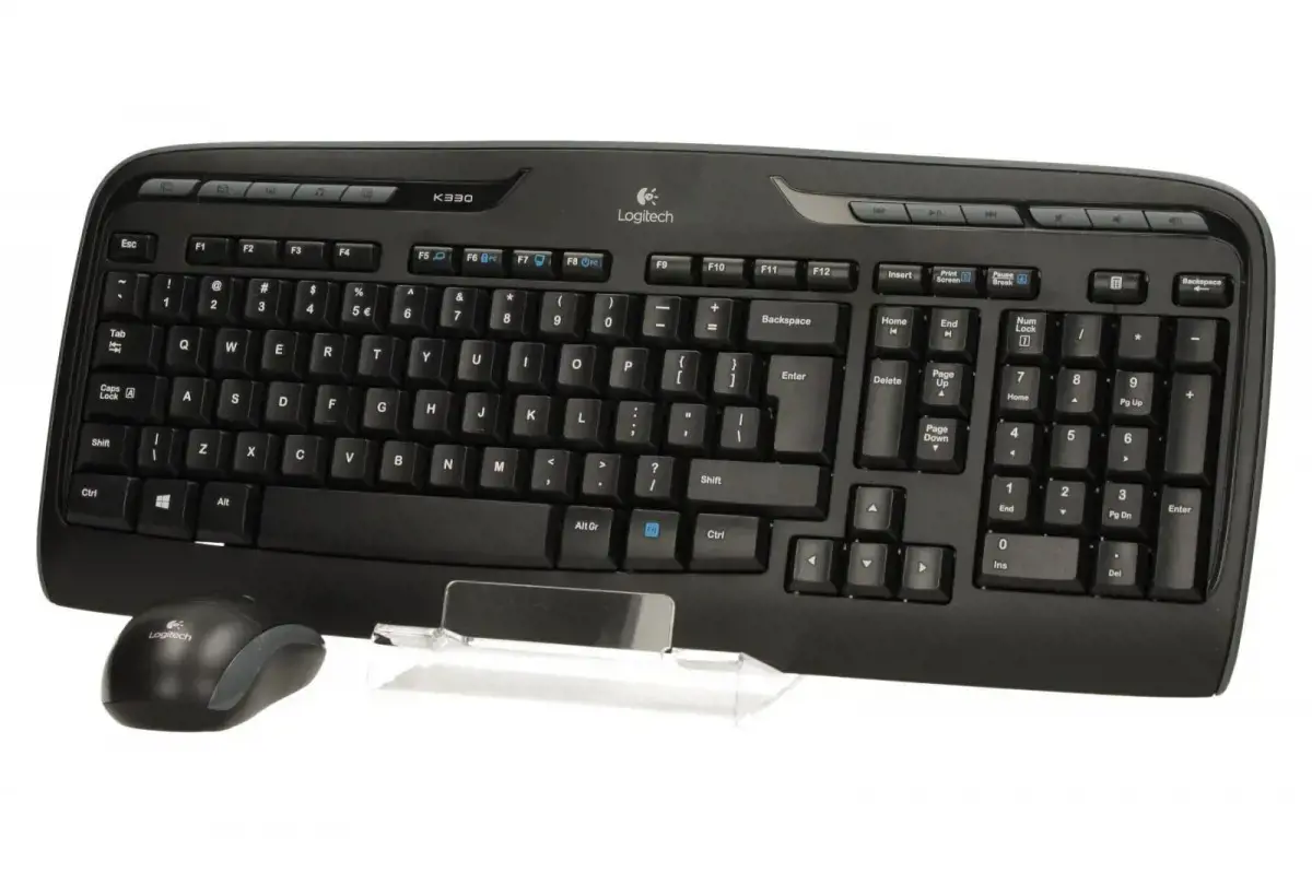 "LOGITECH WIRELESS COMBO MK330", VIDINIS