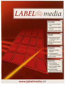 Lipnios etiketės LabelMedia, A4, baltos, 70x42.3 mm, (21) (100)  0707-757