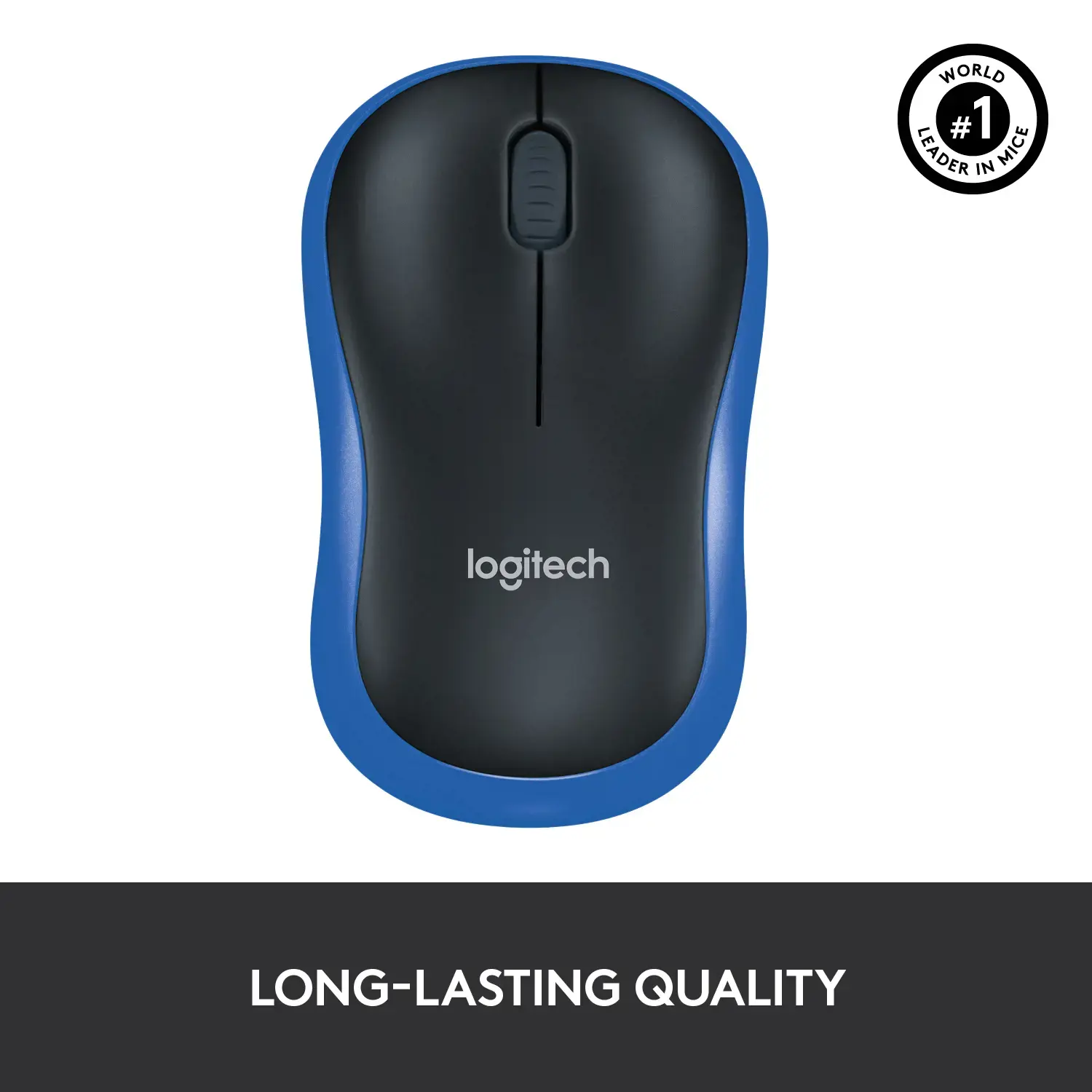 LOGITECH M185 belaidė pelė - mėlyna - EER2