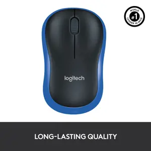 LOGITECH M185 belaidė pelė - mėlyna - EER2