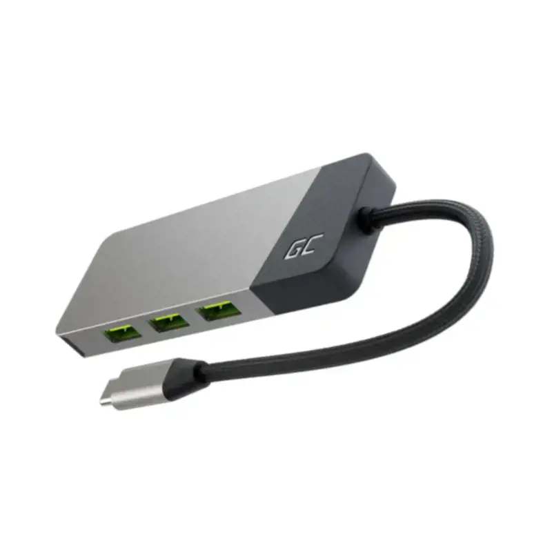 ŽALIAS KEMPINIS HUBAS USB-C GC Connect 3xUSB 3.1 HDMI 4K 60Hz PD 85W